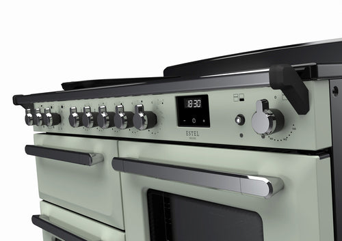 Rangemaster ESDLO110EIPMNT/CM1 Estel Deluxe 110cm Induction Mint/Chrome