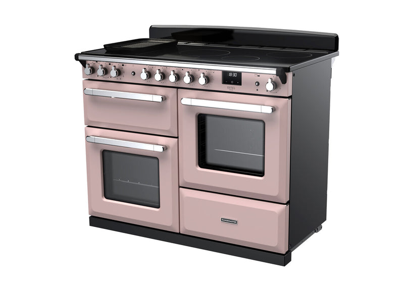Rangemaster ESDLO110EIPPPK/CM1 Estel Deluxe 110cm Induction Pale Pink/Chrome