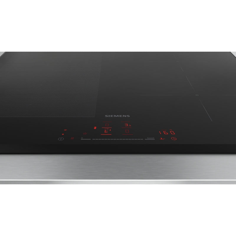 Siemens EX651HEC1E iQ700 - Black Induction Hob - 4 Zones - 59cm - Energy Rating Not Specified