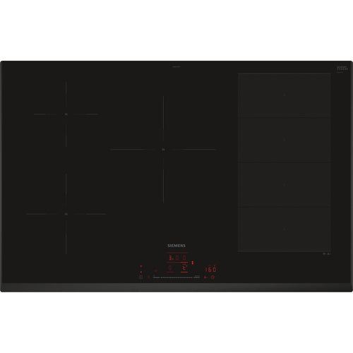 Siemens EX851HVC1E - Black 80cm Induction Hob - 5 Zone - Home Connect - A