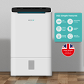 EcoAir DD2 Simple - White 9L Desiccant Dehumidifier