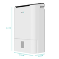 EcoAir DD2 Simple - White 9L Desiccant Dehumidifier