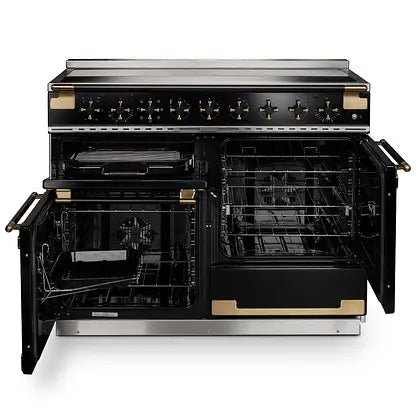 Rangemaster ELS110EIGB/BE - Black Range Cooker - 110cm Induction - 79L Capacity