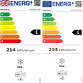 Montpellier MDATSFZ170W - White Tall Freezer - 242L - E Energy