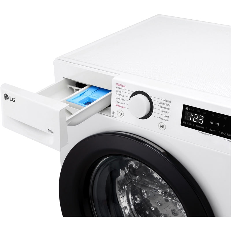 LG F4Y510WBLN1 - White 10KG Washing Machine - 1400 RPM - A energy