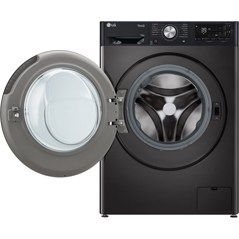 LG F4Y710BBTA1 - Black 10KG Washing Machine - 1400 RPM - A energy