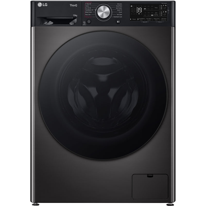 LG F4Y710BBTA1 - Black 10KG Washing Machine - 1400 RPM - A energy