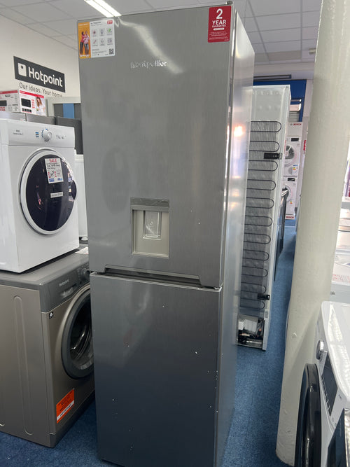 Montpellier MFF183EXWD - Inox 50/50 Frost Free Fridge Freezer with Water Dispenser - E energy - Unboxed