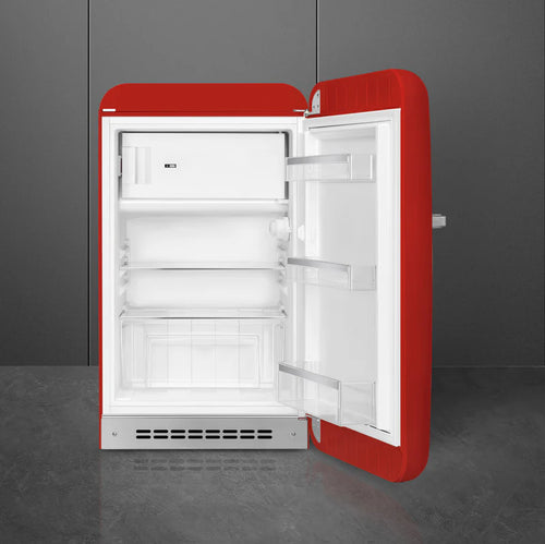 Smeg FAB10RRD6 - Red Fridge with Ice Box - 122L - D Energy Rating