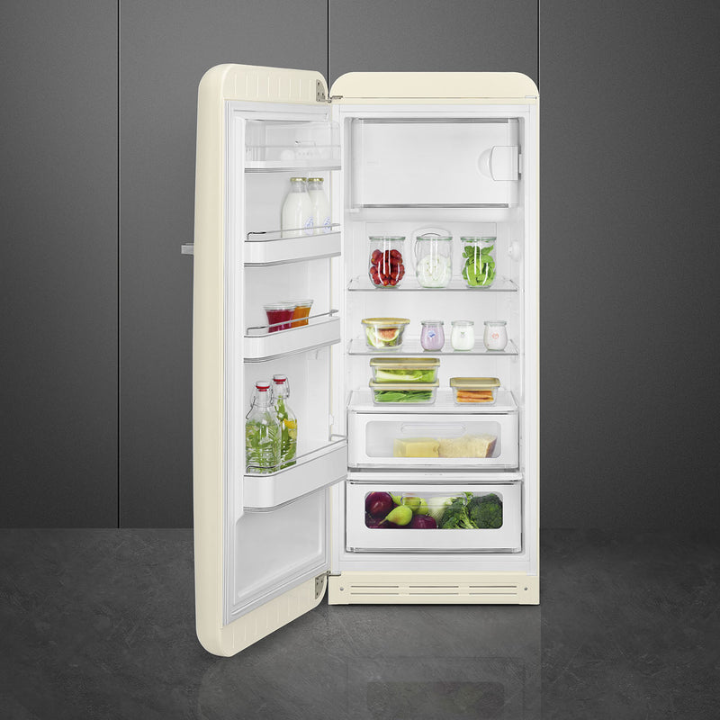 SMEG FAB28LCR6UK - Cream Retro Fridge - 270L - C Energy Rating