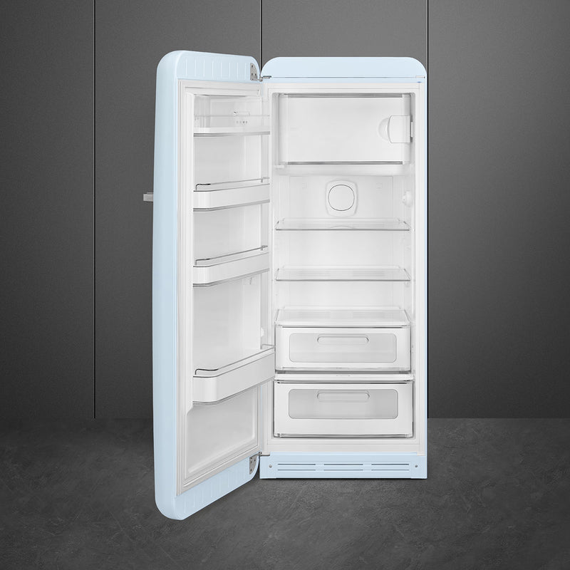 Smeg FAB28LPB6UK - Pastel Blue Freestanding Fridge - 270 l Capacity - C Energy Rating