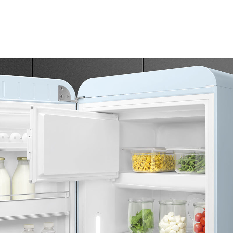 Smeg FAB28LPB6UK - Pastel Blue Freestanding Fridge - 270 l Capacity - C Energy Rating