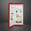 SMEG FAB28LRD6UK - Red Larder Fridge with Ice Box - 270L Capacity - C Energy Rating