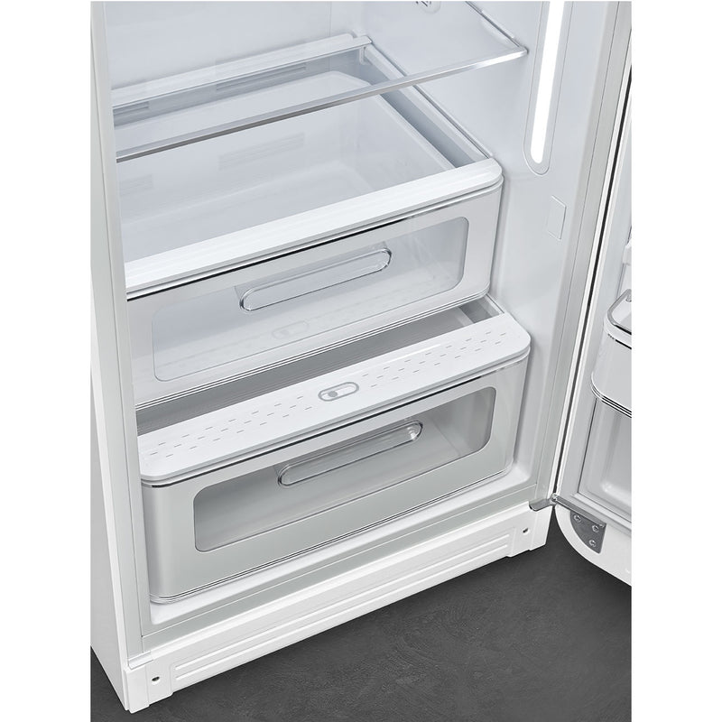 SMEG FAB28RWH6UK - White Refrigerator - 270L Capacity - C Energy Rating