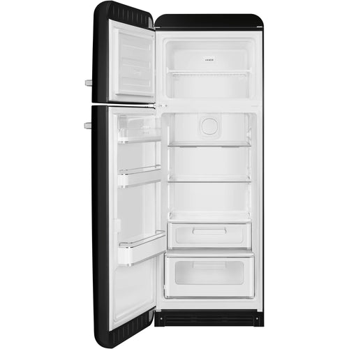Smeg FAB30LBL6UK - Black Fridge Freezer - 294L 80/20 Split - C Energy