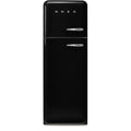 Smeg FAB30LBL6UK - Black Fridge Freezer - 294L 80/20 Split - C Energy