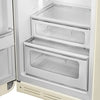 Smeg FAB30LCR6UK - Cream Fridge Freezer - 294L - C Energy Rated