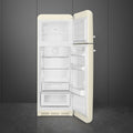 Smeg FAB30RCR5UK - Cream Freestanding 80/20 Fridge Freezer - D energy