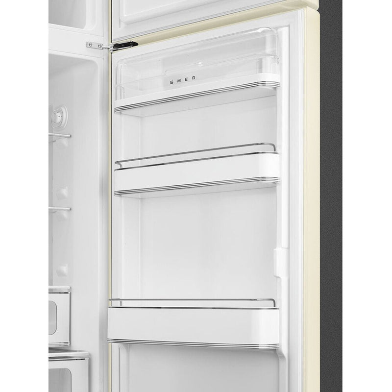 Smeg FAB30RCR5UK - Cream Freestanding 80/20 Fridge Freezer - D energy