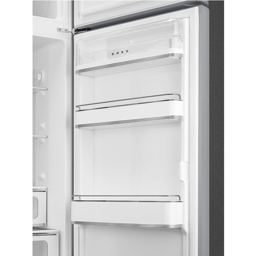 Smeg FAB30RSV5UK - Silver Fridge Freezer - 294L 80/20 Split - D Rated