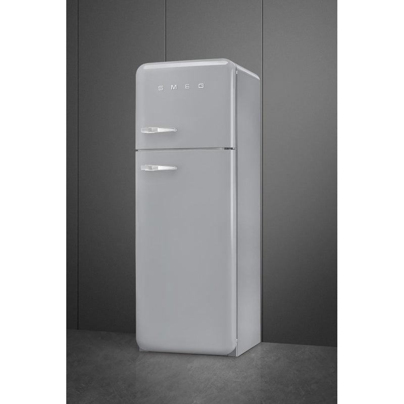 Smeg FAB30RSV6UK - Silver Fridge Freezer - 80/20 Split - C Energy Rating