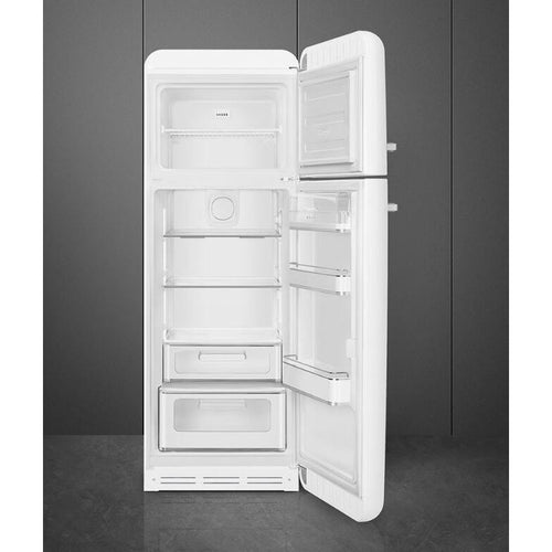 Smeg FAB30RWH5UK - White Freestanding 70/30 Fridge Freezer - D energy