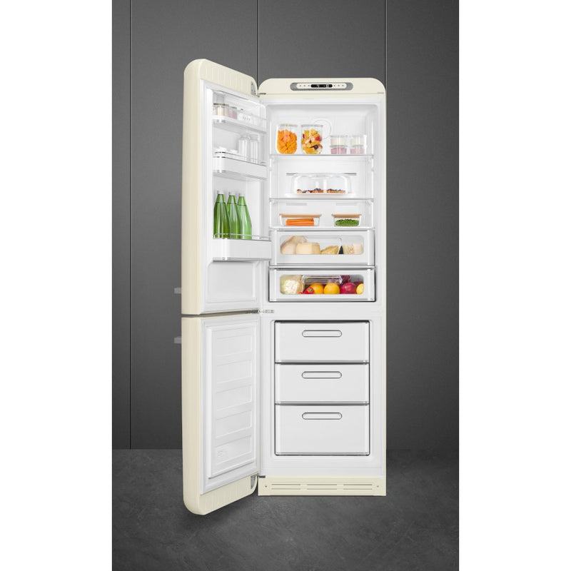 Smeg FAB32LCR6UK - Cream Fridge Freezer - 60/40 Split - C Energy Rated