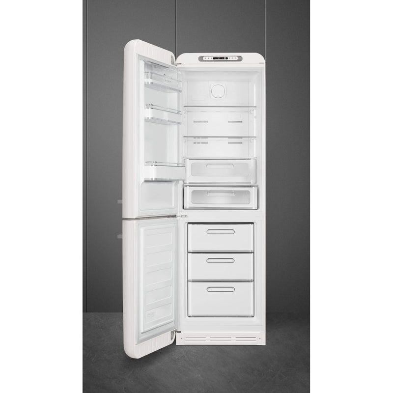 Smeg FAB32LWH6UK - White Total No Frost Fridge Freezer - 60/40 Split - C Energy Rating
