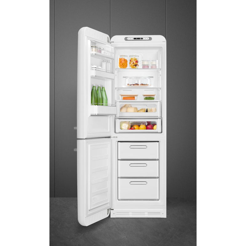 Smeg FAB32LWH6UK - White Total No Frost Fridge Freezer - 60/40 Split - C Energy Rating