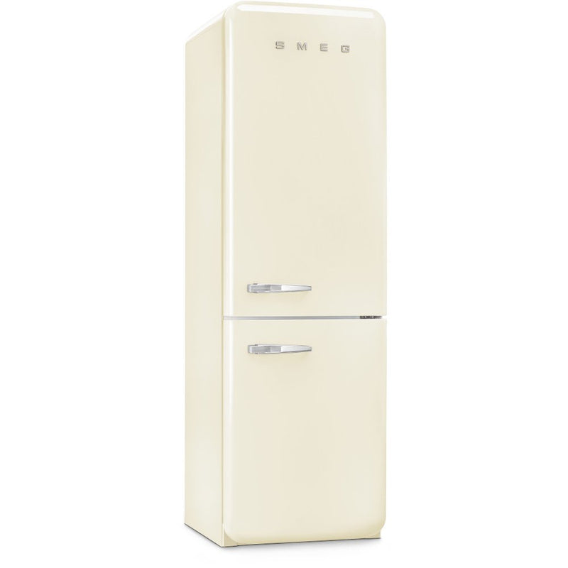Smeg FAB32RCR6UK - Cream 60/40 Retro Fridge Freezer - 331L Total Capacity - C Energy Rating