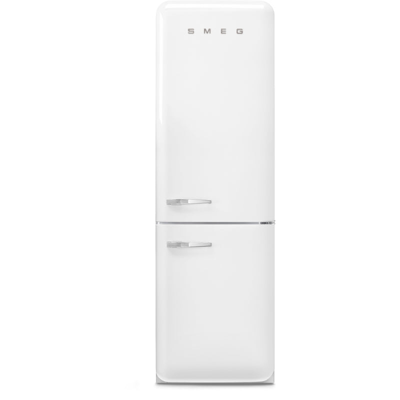 Smeg FAB32RWH6UK - White Retro Total No Frost Fridge Freezer - 60/40 Split - C Energy Rating