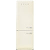 Smeg FAB38LCR6 - Cream Fridge Freezer - 70/30 Split - D Energy Rating