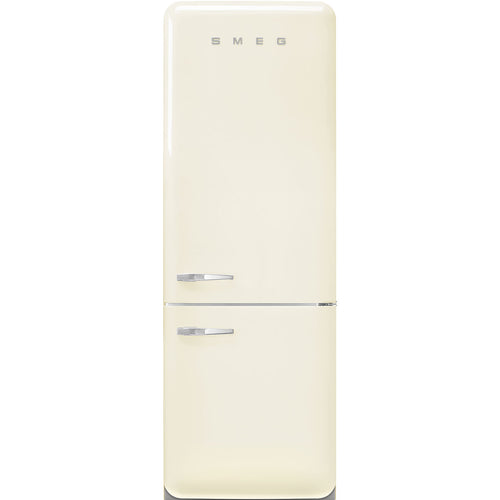 Smeg FAB38RCR6 - Cream Fridge Freezer - 481L - D Energy