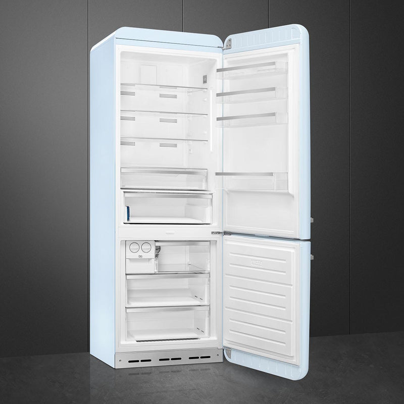 SMEG FAB38RPB6 - Pastel Blue Fridge Freezer - 481L Capacity - D Energy Rating