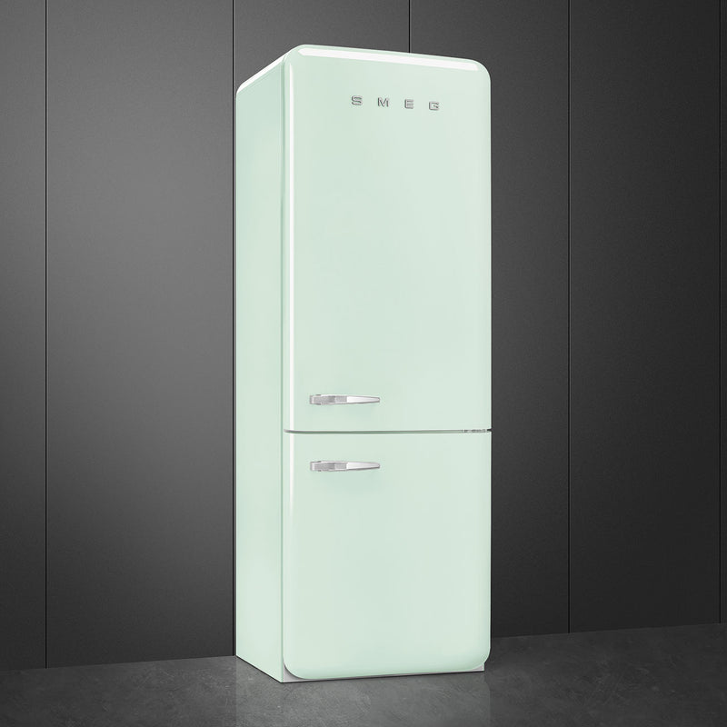 Smeg FAB38RPG6 - Pastel Green Fridge Freezer - 481L Capacity - D Energy Rating
