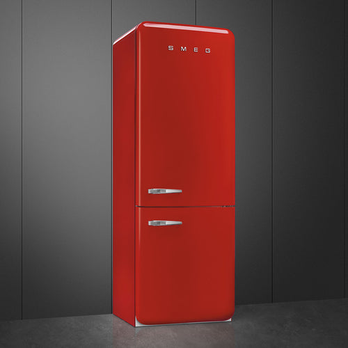 Smeg FAB38RRD6 - Red Fridge Freezer - 481L Total Capacity - D Energy Rating
