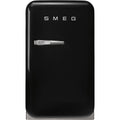Smeg FAB5RBL6 - Black Retro Mini Fridge - 34L - C Energy Rating
