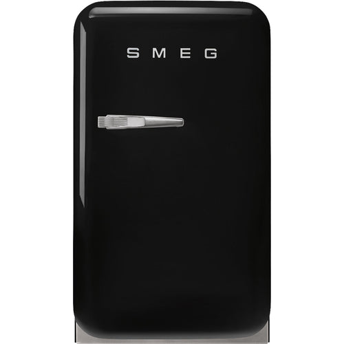 Smeg FAB5RBL6 - Black Retro Mini Fridge - 34L - C Energy Rating