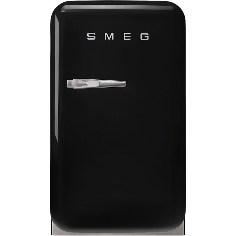 Smeg FAB5RBL6 - Black Retro Mini Fridge - 34L - C Energy Rating