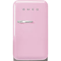 SMEG FAB5RPK6 - Pink Retro Mini Fridge - 34L - C Energy Rating