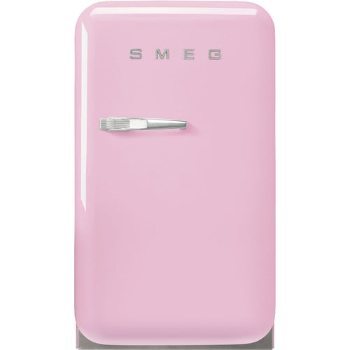 SMEG FAB5RPK6 - Pink Retro Mini Fridge - 34L - C Energy Rating