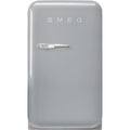 SMEG FAB5RSV5 - Silver Retro Fridge - 34L - D Energy Rating