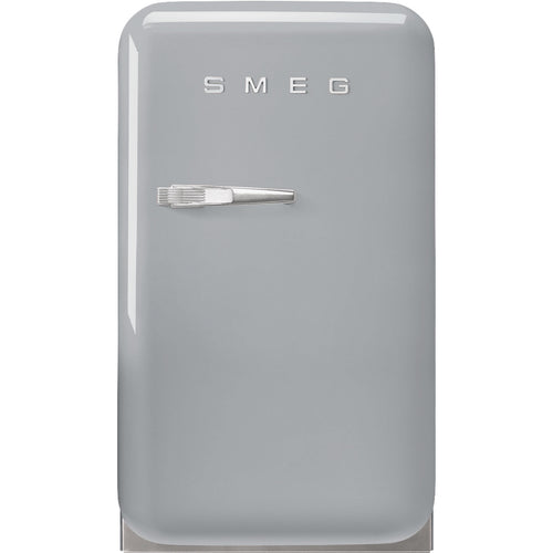 SMEG FAB5RSV5 - Silver Retro Fridge - 34L - D Energy Rating
