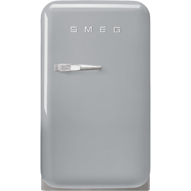 SMEG FAB5RSV5 - Silver Retro Fridge - 34L - D Energy Rating