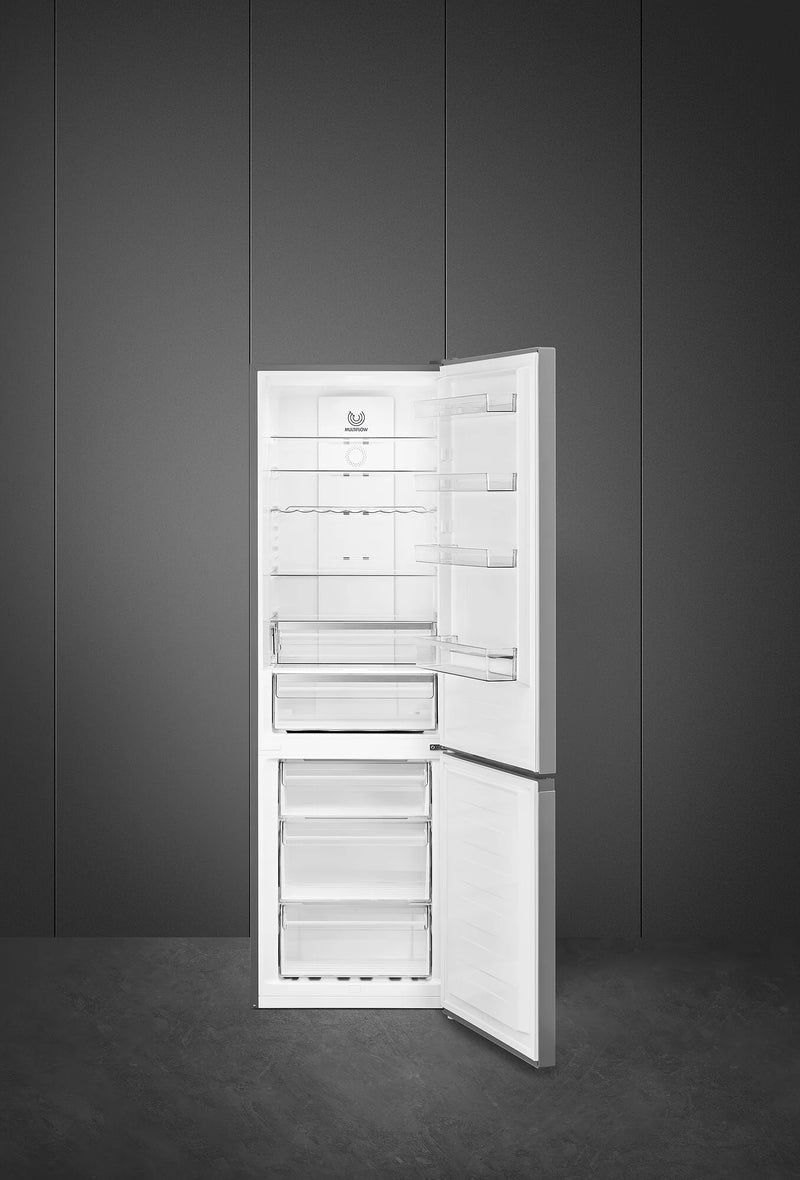 Smeg FC20XDNDUK - Inox Fridge Freezer - 331 Litres - D Energy