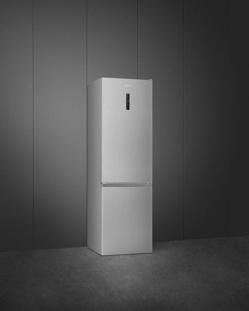 Smeg FC20XDNDUK - Inox Fridge Freezer - 331 Litres - D Energy