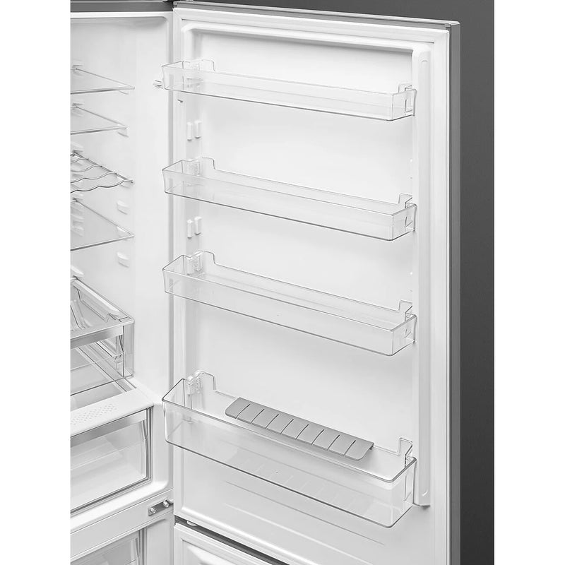 Smeg FC20XDNDUK - Inox Fridge Freezer - 331 Litres - D Energy