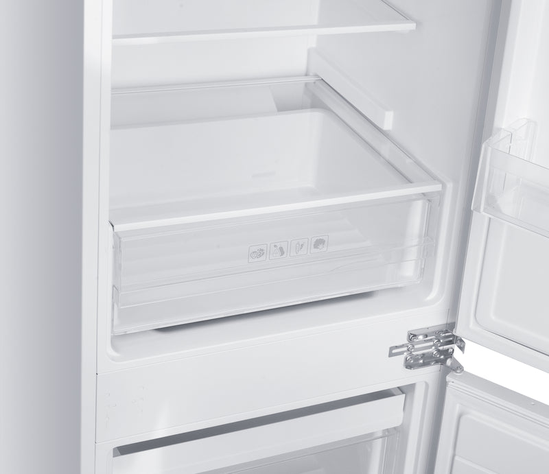 Iceking IKBI7030TFF - White Built in Frost Free Fridge Freezer - E energy