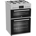 Beko FDG6231CW - White Gas Cooker - Double Oven - A Rated