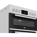 Beko FDG6231CW - White Gas Cooker - Double Oven - A Rated